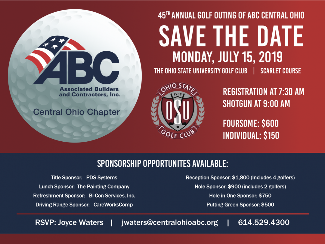 45th Annual ABC Central Ohio Golf Outing ABC Central Ohio Chapter